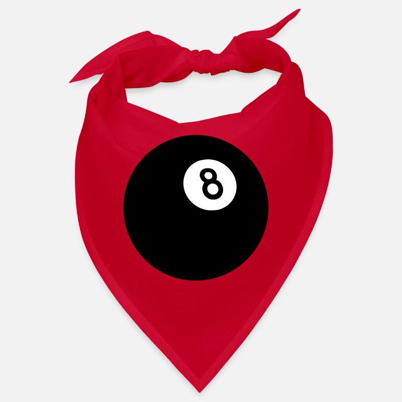 Black Eight - Bandana - red