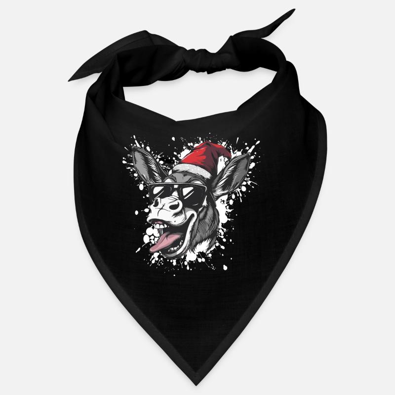 Donkey Christmas Funny Bandana
