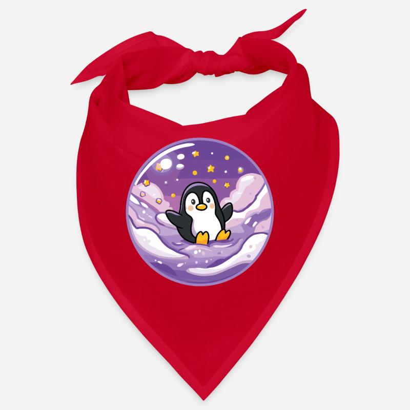 Pinguin im Eis-Universum Bandana