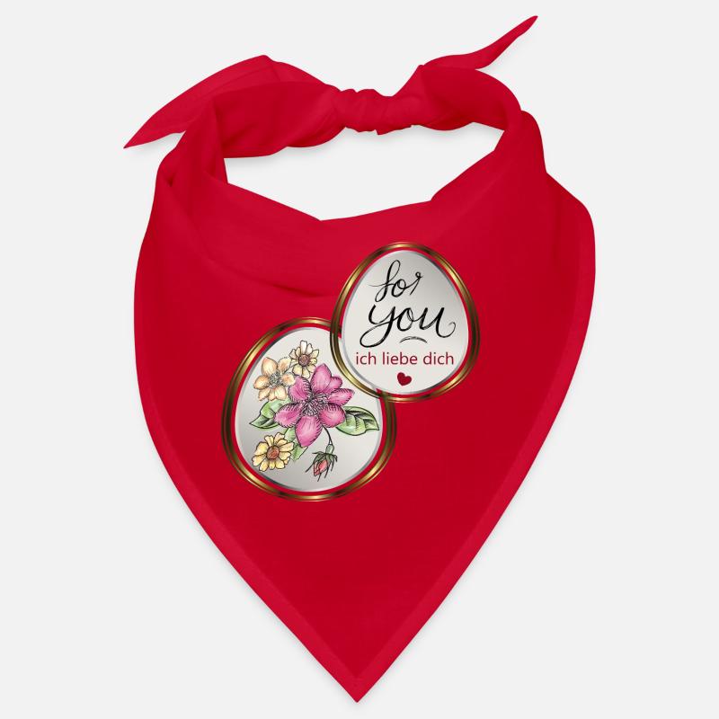 Pour toi éclore l’amour du cœur Bandana