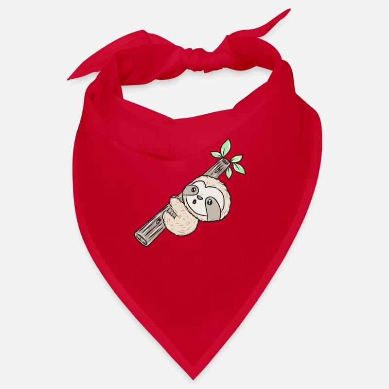Sloth on a branch Bandana