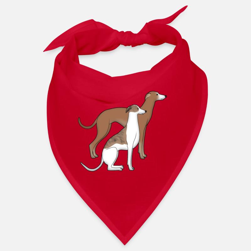 Deux whippets Bandana