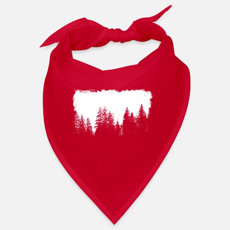 Trees in the spruce forest Bandana