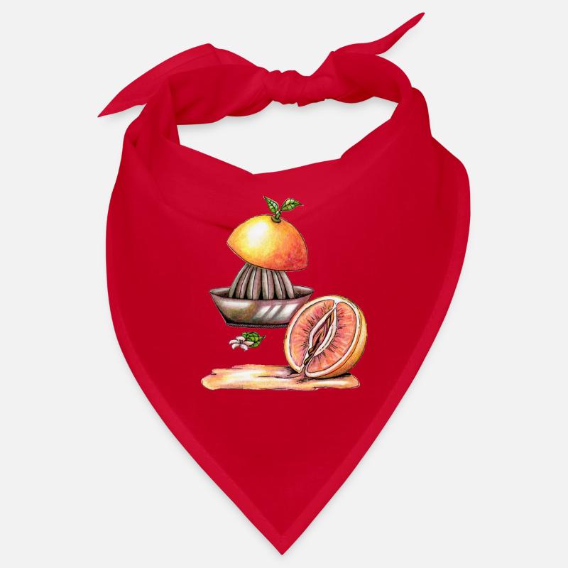 Vulva Grapefruit Bandana