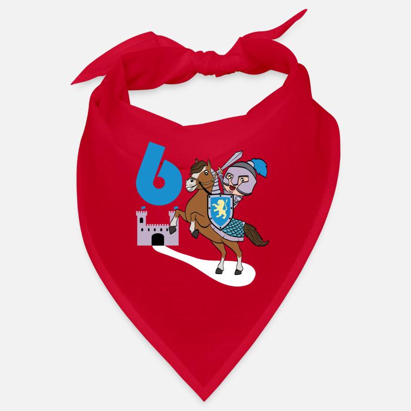 6th Birthday Great gift idea for every knight and Bandana