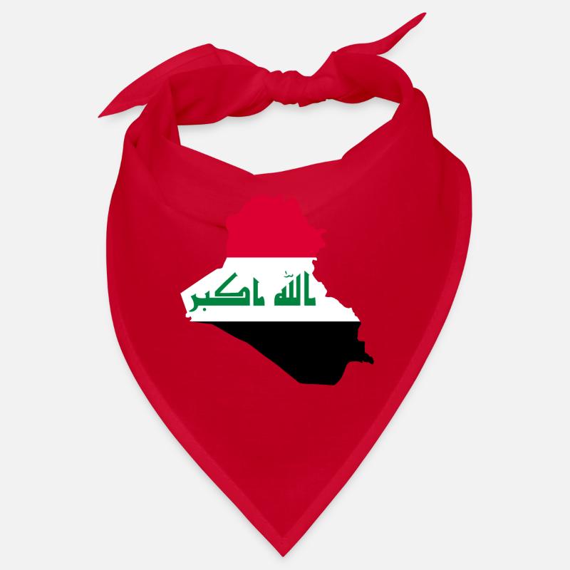 Iraq Flag Map Gift Idea Bandana