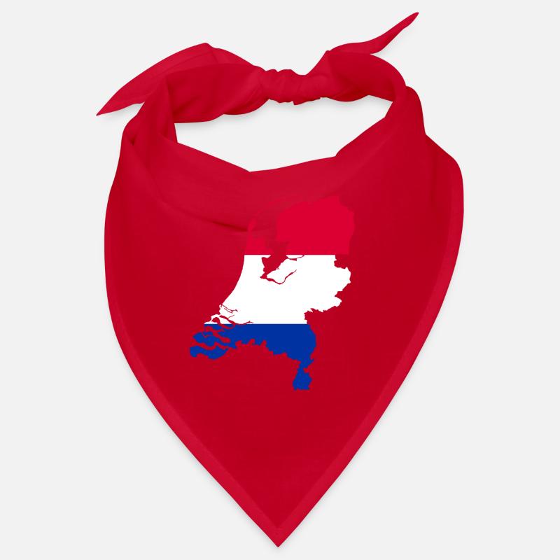 Pays-Bas Drapeau Carte Bandana