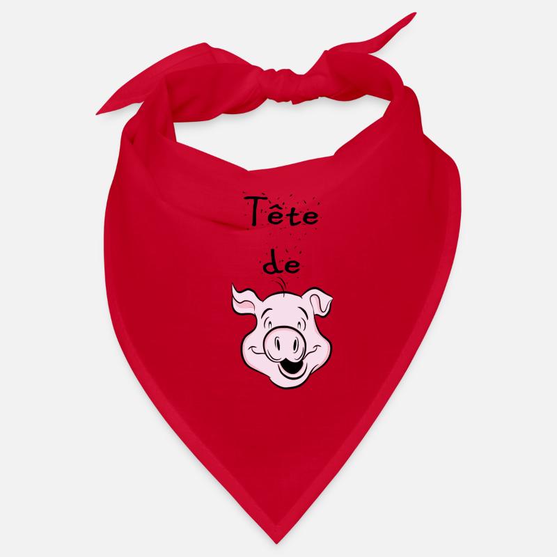 tête de cochon Bandana