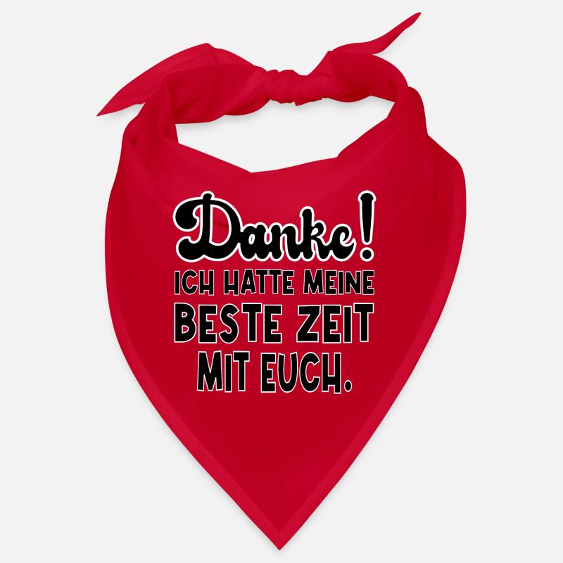 ABSCHIED TEAM - Bandana - Rot