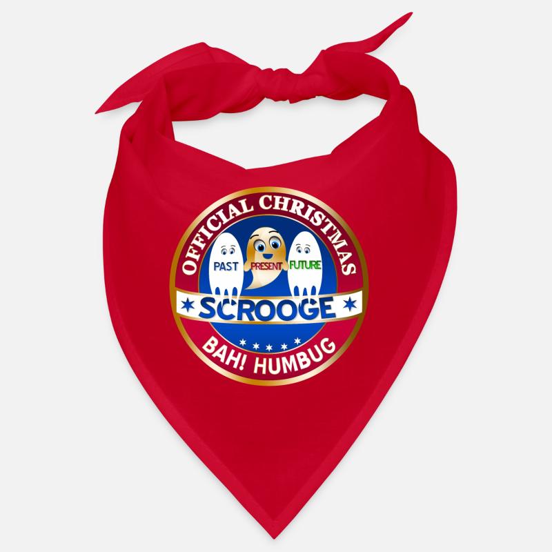 Scrooge Past Present Future Badge Bandana