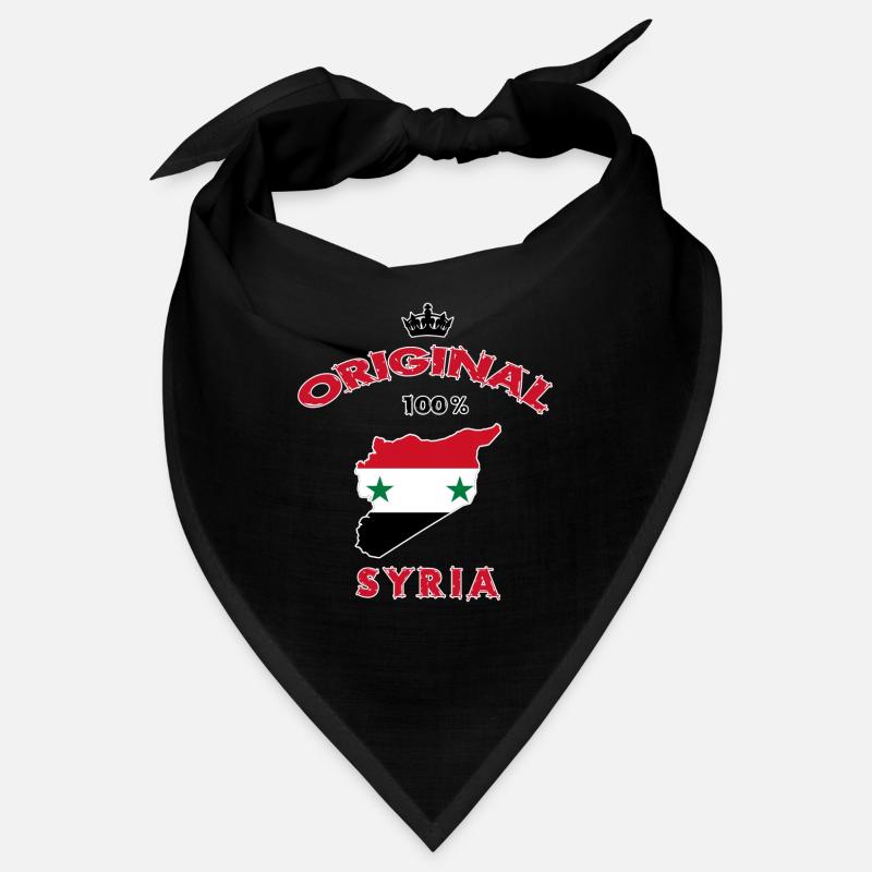 Design original du drapeau de la Syrie Bandana