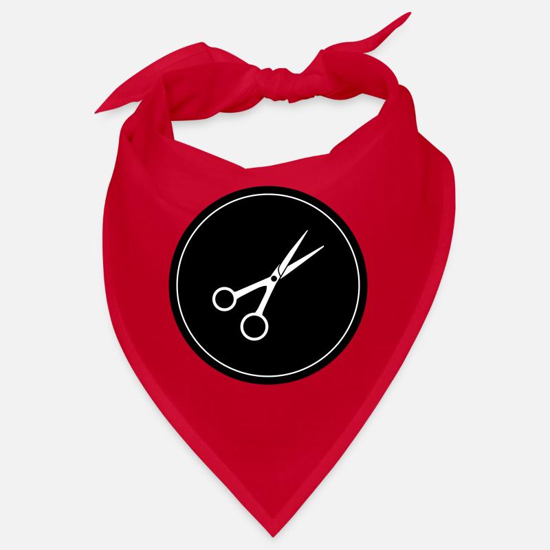 Schere Barber Kreis Bandana