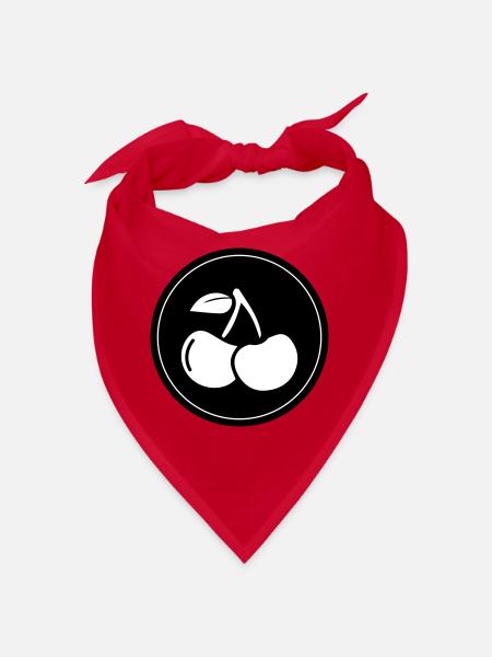 Kirschen obst - Bandana - Rot - Vorne