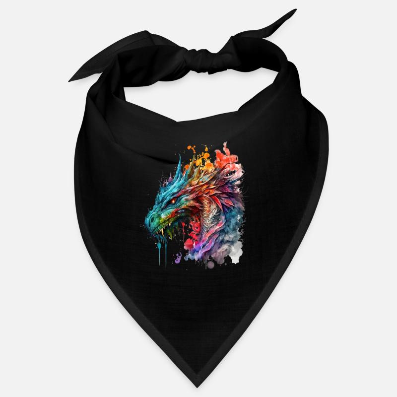 Aquarelle Dragon Bandana