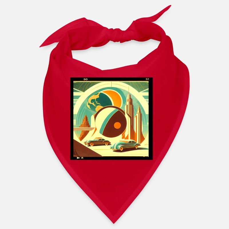 Imaginary retro planet Bandana