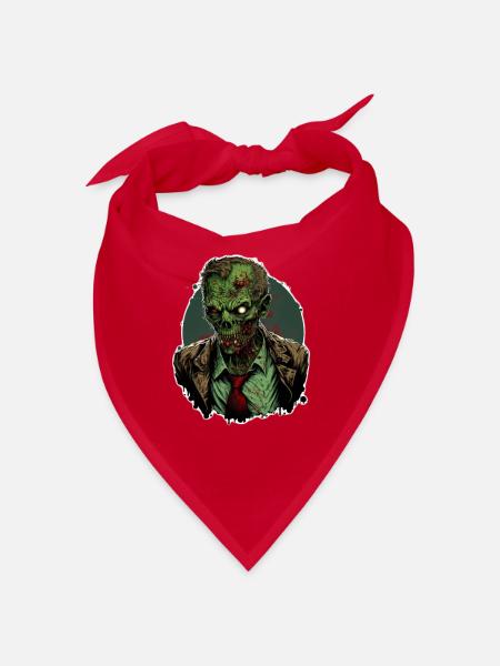 Zombie 04 - Bandana - Rot - Vorne