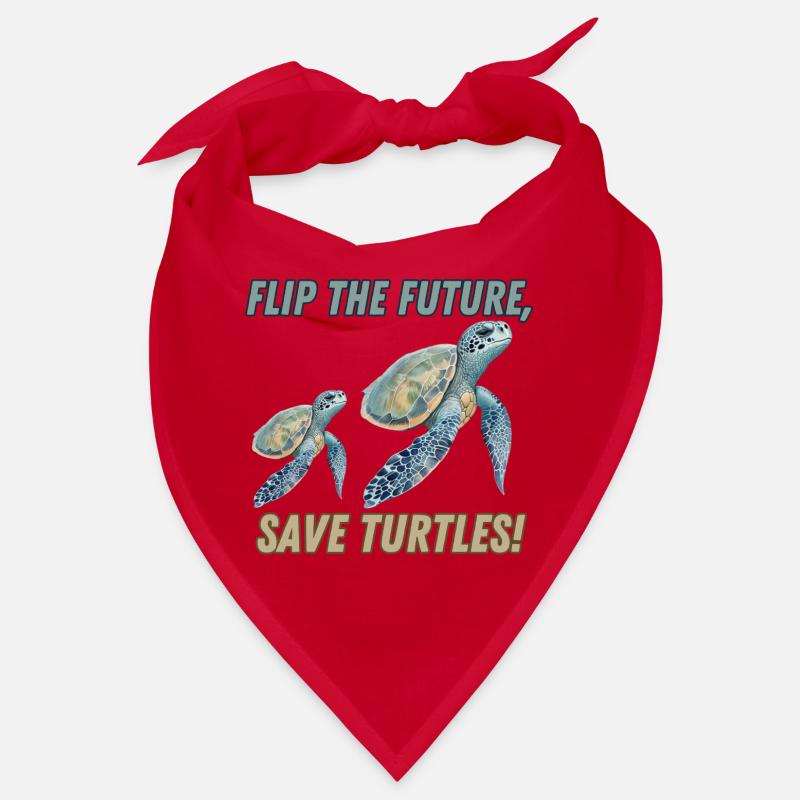 flip the future, save turtles! Bandana