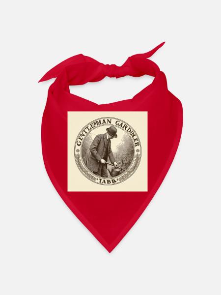 Gentleman jardinier - Bandana - rouge - Devant