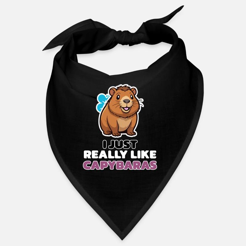 J’AIME BEAUCOUP LES CAPYBARAS Bandana