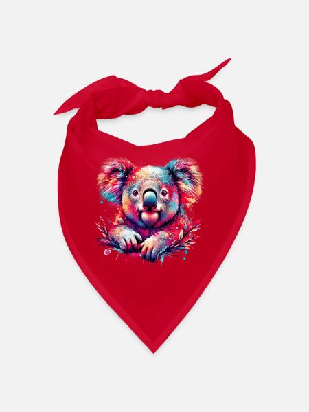 Koala - Bandana - Rot - Vorne