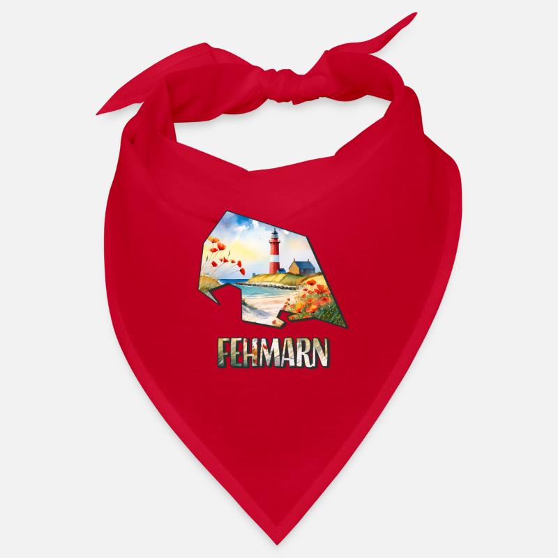 Carte à l’aquarelle Fehmarn Bandana
