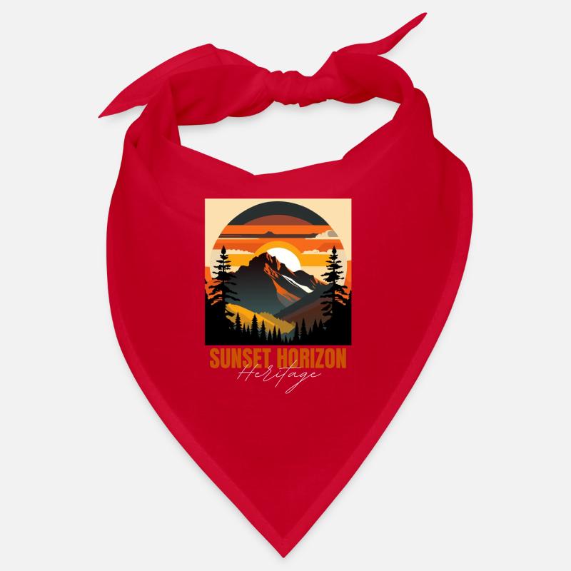 Sunset horizon heritage Bandana