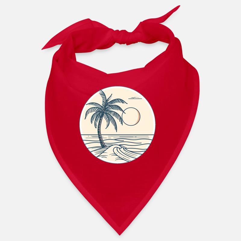 Palm Beach Sunset Bandana