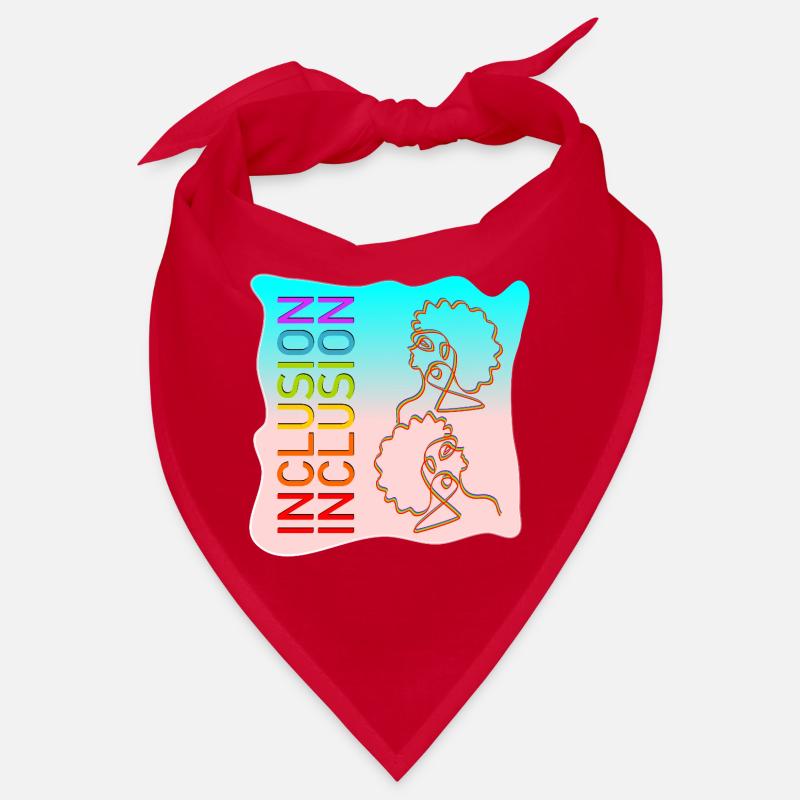 INCLUSION DIVERSITÉ DESSIN AU TRAIT Bandana