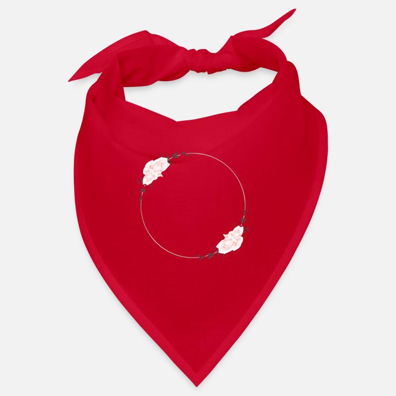 Pink Blossoms in a Circle - Edition: Wedding Bandana