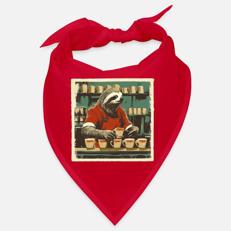 Sloth Barista – Coffee Is My Pace Bandana