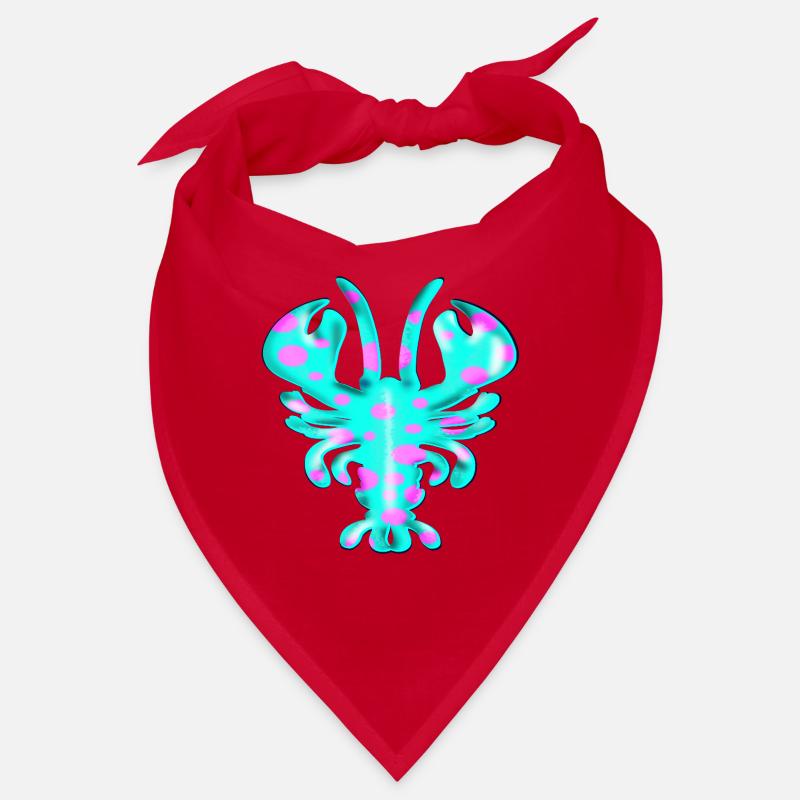 BUNTER LOBSTER KRUSTENTIERE FISCHMARKT Bandana