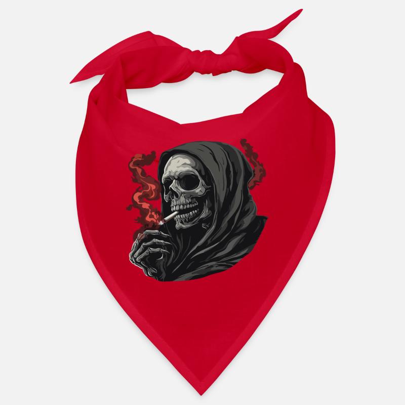 Sensenmann mit Zigarette. Bandana