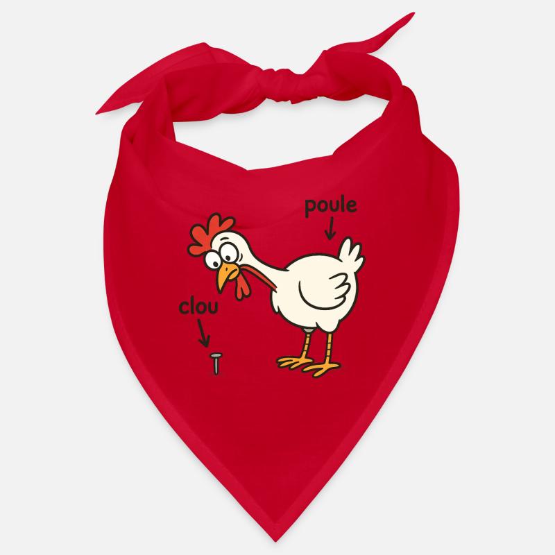 hen finding a nail Bandana