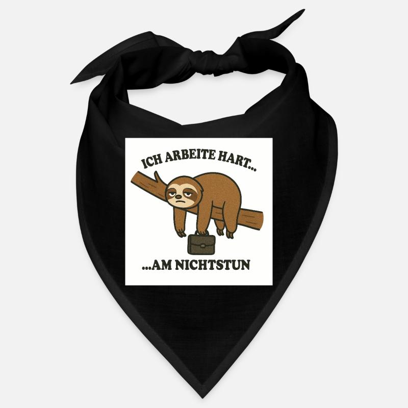 Sloth Work Motif Bandana