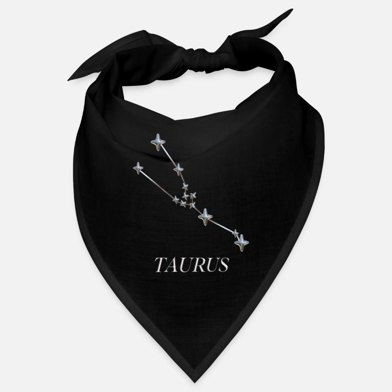 Constellation du Taureau – Constellation d’argent minimaliste Bandana