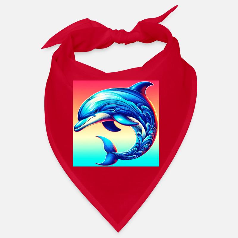Delfin - Bandana - Rot