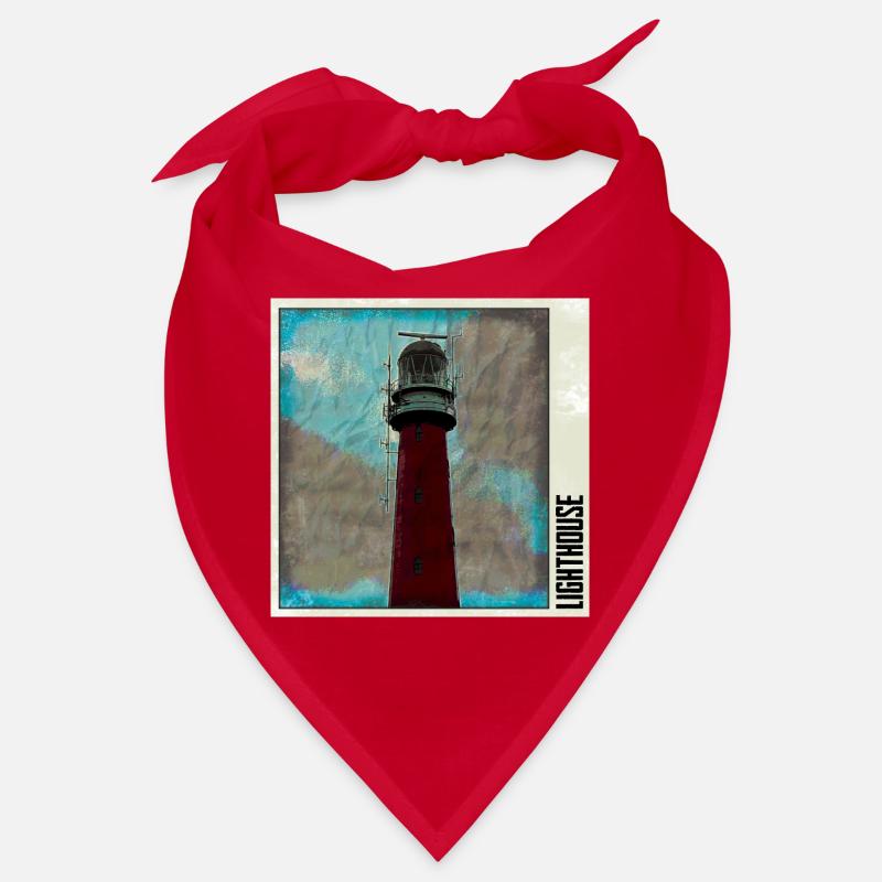 Leuchtturm im Sturm Bandana