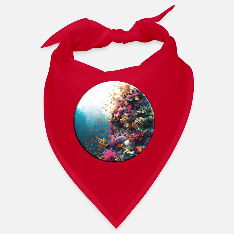 Versatile coral reef underwater design Bandana