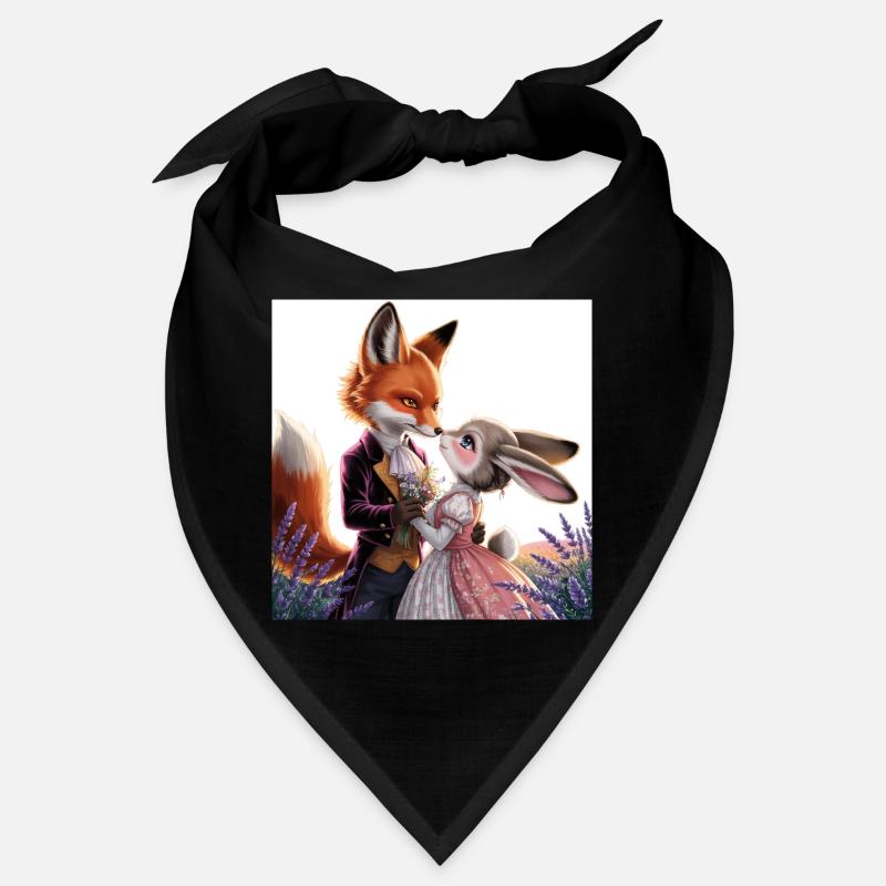 Fabulous wedding: fox and hare Bandana