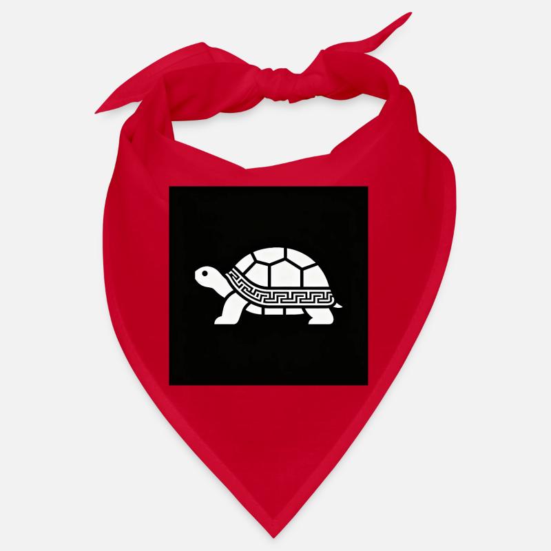 Geometric turtle with pattern Bandana