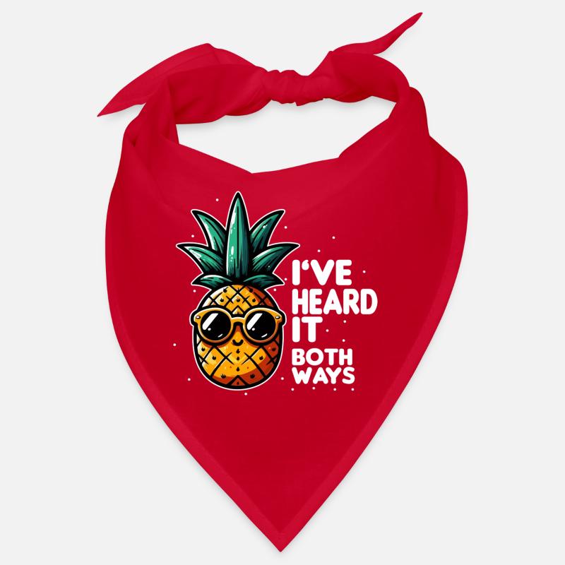 Pineapple Slogan Double Meaning Bandana
