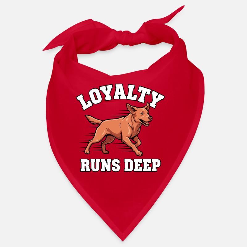 Loyalität Läuft Tief – Foxred Labrador Bandana