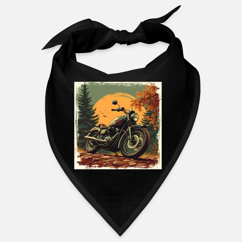 Motorcycle in Heritage Texture Bandana