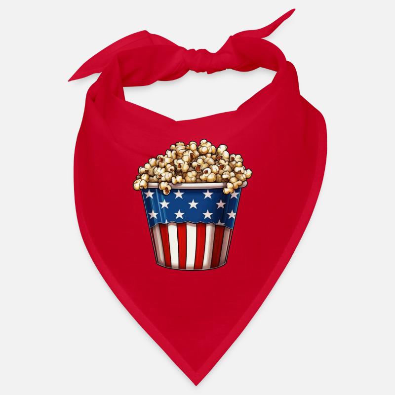 Popcorn Patriotic Eimer USA Bandana