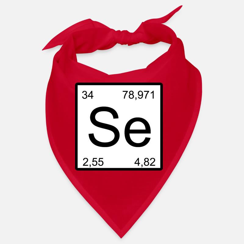 Selenium Se Element Design – Chemistry Aesthetics Bandana
