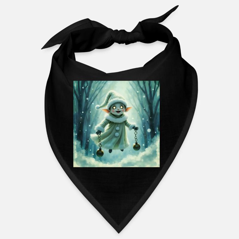 Winter Elf with Bells Bandana