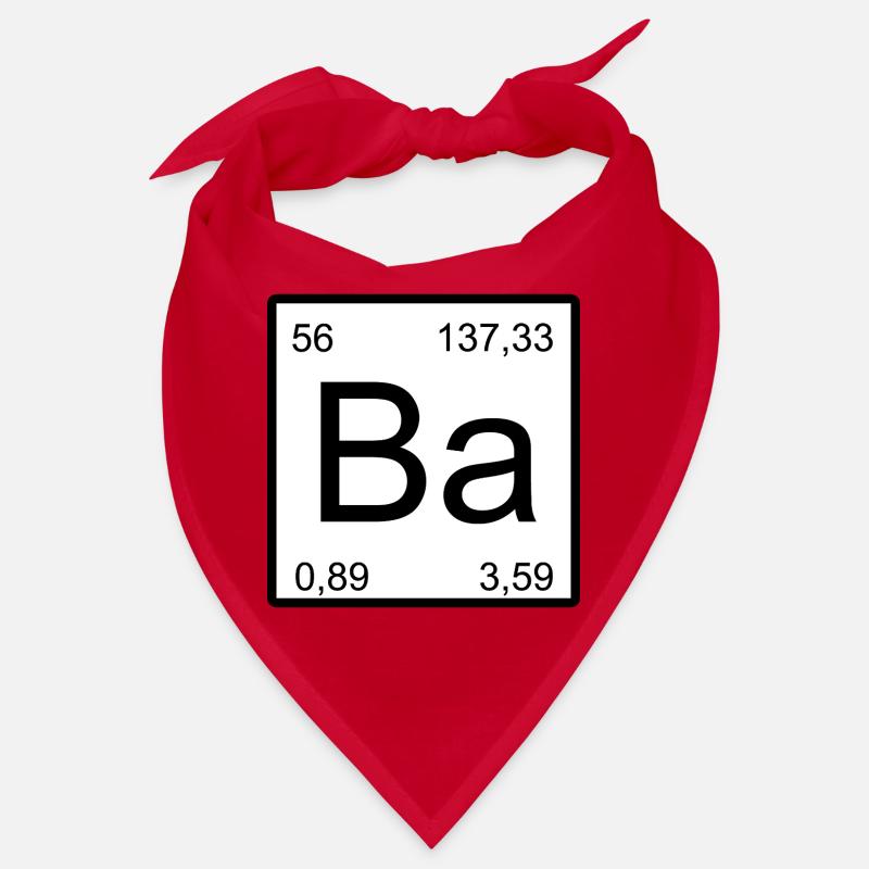 Ba Barium Element Stil-Design Bandana