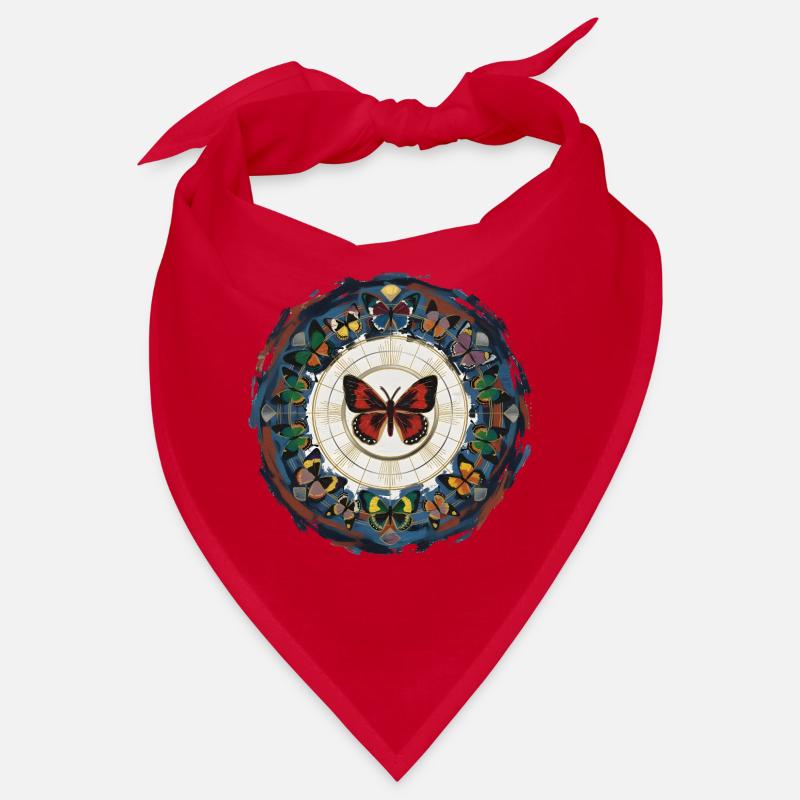 Butterfly Circle Mandala Bandana