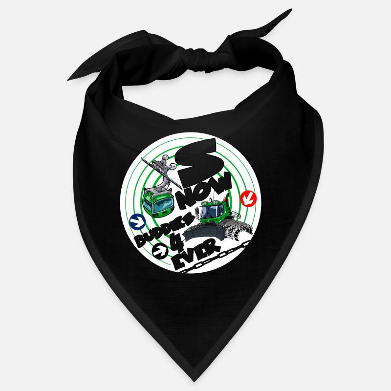 1423-snow_buddies_groen Bandana