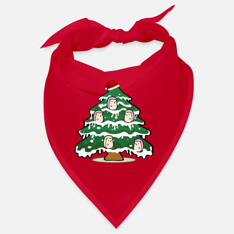 Lustiger Weihnachtsbaum Weihnachten Igel Bandana